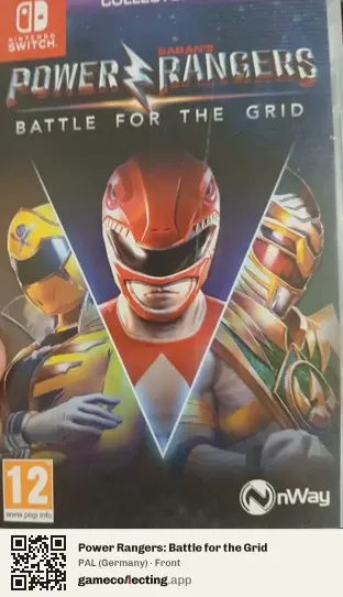 Power Rangers: Battle for the Grid Nintendo Switch, Germany box front