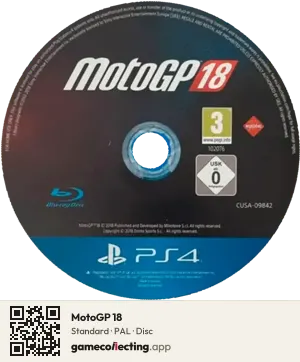 MotoGP 18 PlayStation 4, PAL disc