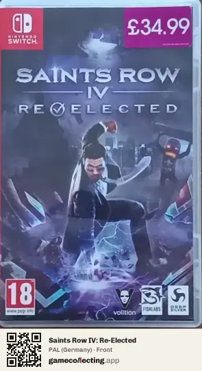 Saints Row IV: Re-Elected Nintendo Switch, Germany box front