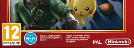 Super Smash Bros. Brawl, the PEGI square on its front