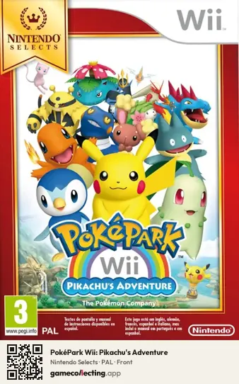 PokéPark Wii: Pikachu's Adventure Nintendo Wii, PAL box front