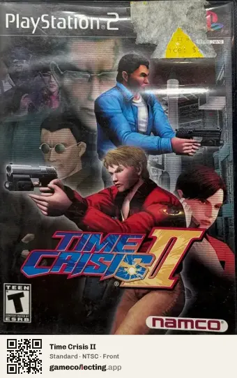 Time Crisis II PlayStation 2, NTSC box front