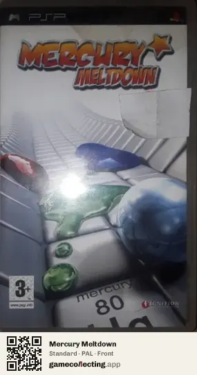 Mercury Meltdown PlayStation Portable, PAL box front