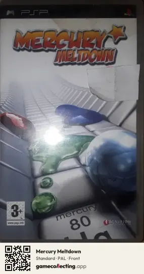 Mercury Meltdown PlayStation Portable, PAL box front