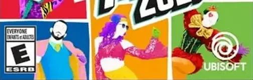 Just Dance 2021, the ESRB box on its front