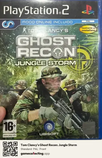 Tom Clancy's Ghost Recon: Jungle Storm PlayStation 2, PAL box front