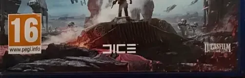 Star Wars Battlefront, the PEGI square on its front