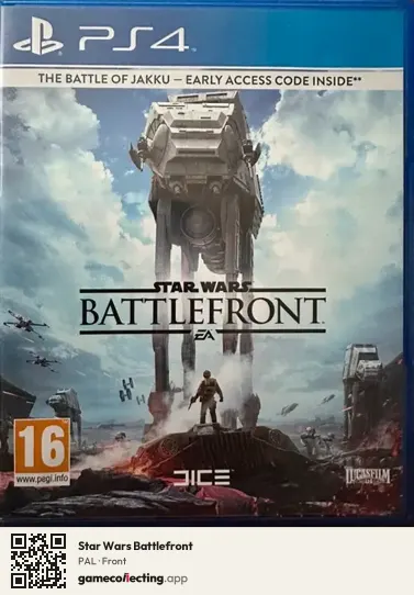 Star Wars Battlefront PlayStation 4, PAL box front