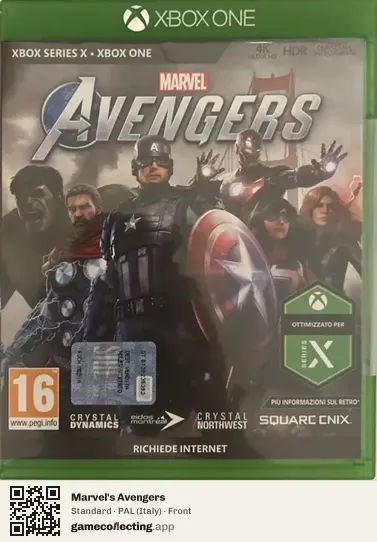 Marvel's Avengers Xbox One, Italy box front