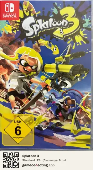 Splatoon 3 Nintendo Switch, Germany box front