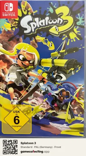 Splatoon 3 Nintendo Switch, Germany box front