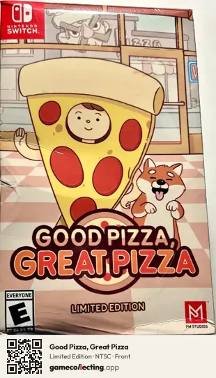 Good Pizza, Great Pizza Nintendo Switch, NTSC box front