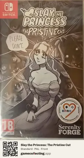 Slay the Princess: The Pristine Cut Nintendo Switch, PAL box front