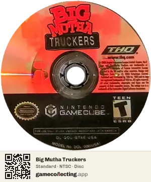 Big Mutha Truckers Nintendo GameCube, NTSC disc