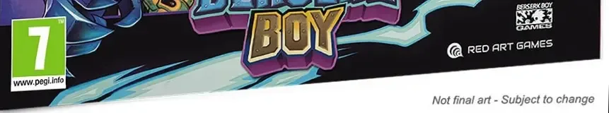 Berserk Boy, the PEGI square on its front