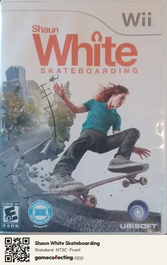 Shaun White Skateboarding Nintendo Wii, NTSC box front