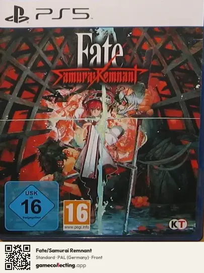 Fate/Samurai Remnant PlayStation 5, Germany box front