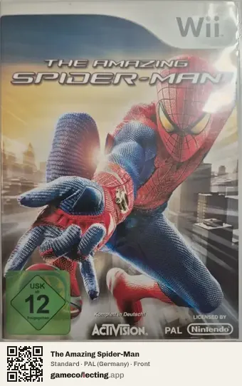 The Amazing Spider-Man Nintendo Wii, Germany box front
