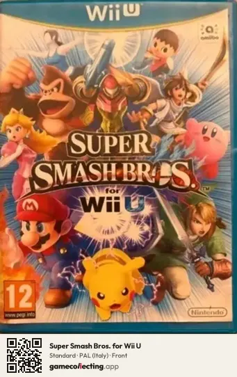 Super Smash Bros. for Wii U Nintendo Wii U, Italy box front