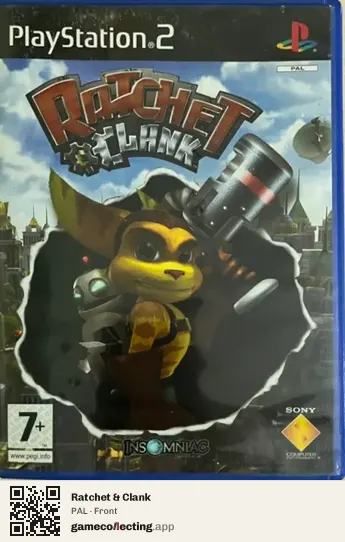 Ratchet & Clank PlayStation 2, PAL box front