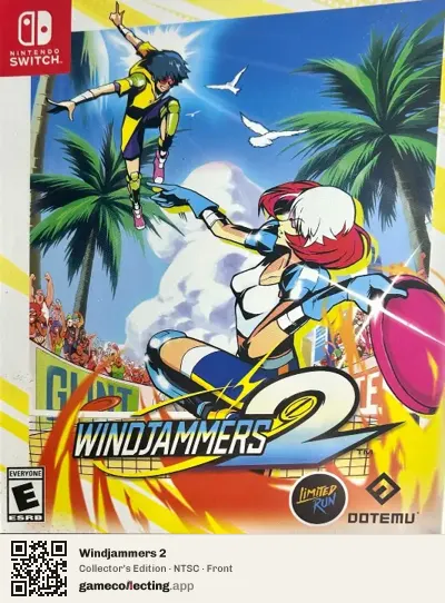 Windjammers 2 Nintendo Switch, NTSC box front