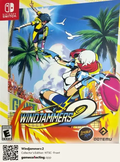 Windjammers 2 Nintendo Switch, NTSC box front