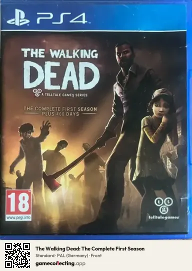 The Walking Dead: The Complete First Season PlayStation 4, Germany box front