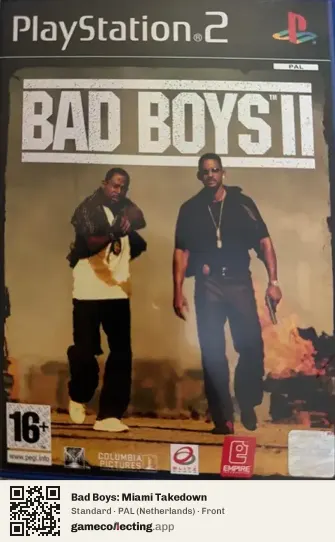 Bad Boys: Miami Takedown PlayStation 2, Netherlands box front
