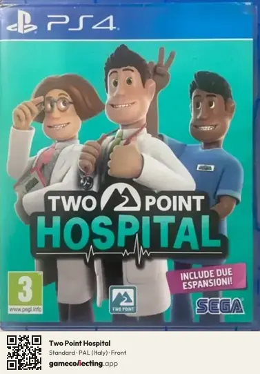 Two Point Hospital PlayStation 4, Italy box front