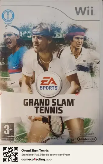 Grand Slam Tennis Nintendo Wii, Nordic countries box front