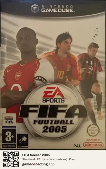 FIFA Soccer 2005 Nintendo GameCube, Nordic countries box front