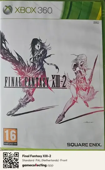 Final Fantasy XIII-2 Xbox 360, Netherlands box front
