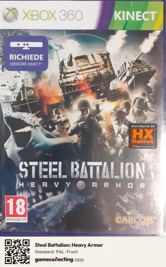 Steel Battalion: Heavy Armor Xbox 360, PAL box front