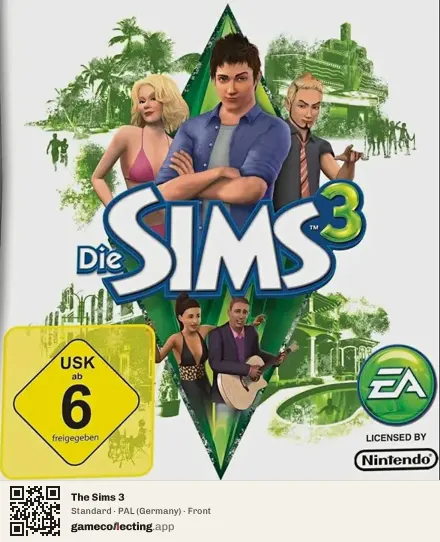 The Sims 3 Nintendo DS, Germany box front