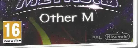 Metroid: Other M, the PEGI square on its front