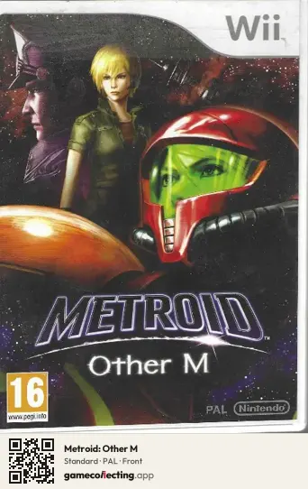 Metroid: Other M Nintendo Wii, PAL box front