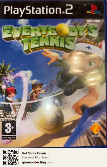 Hot Shots Tennis PlayStation 2, PAL box front