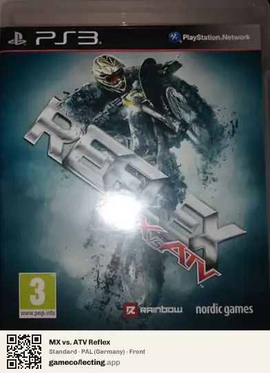 MX vs. ATV Reflex PlayStation 3, Germany box front