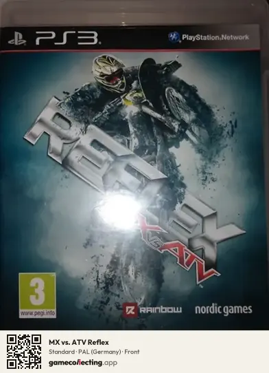 MX vs. ATV Reflex PlayStation 3, Germany box front