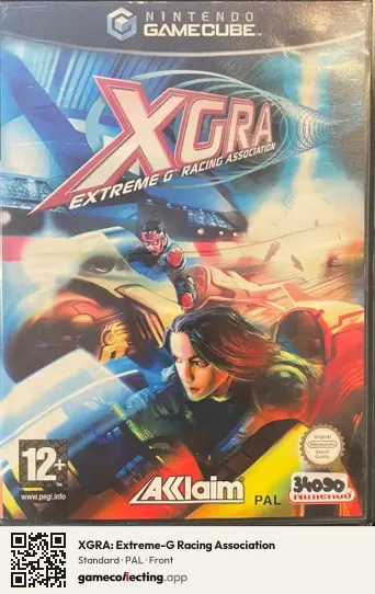 XGRA: Extreme-G Racing Association Nintendo GameCube, PAL box front