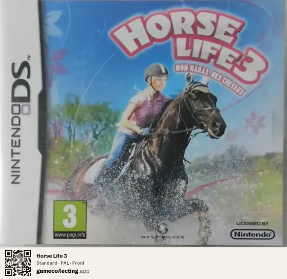 Horse Life 3 Nintendo DS, PAL box front