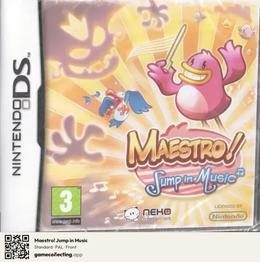 Maestro! Jump in Music Nintendo DS, PAL box front