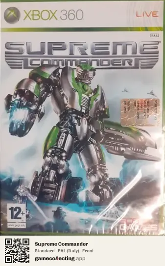 Supreme Commander Xbox 360, Italy box front