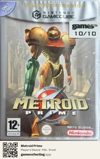 Metroid Prime Nintendo GameCube, PAL box front