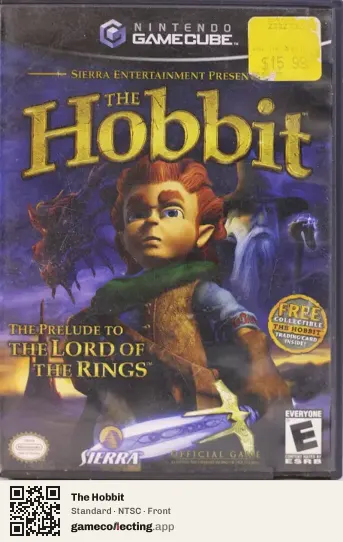 The Hobbit Nintendo GameCube, NTSC box front