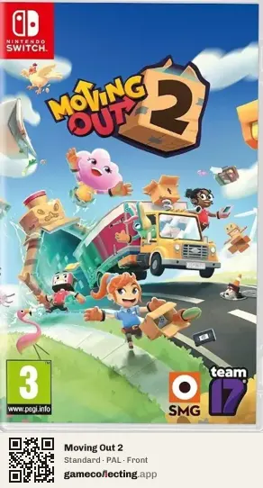 Moving Out 2 Nintendo Switch, PAL box front