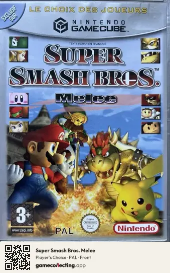Super Smash Bros. Melee Nintendo GameCube, PAL box front