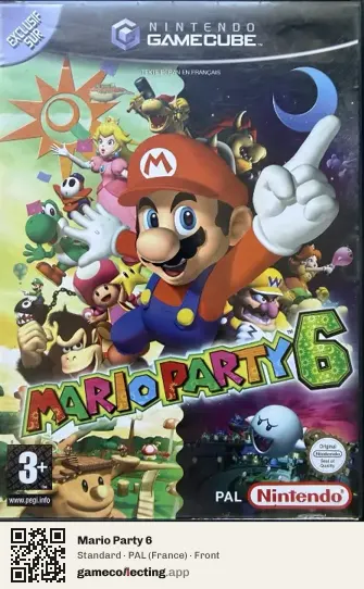 Mario Party 6 Nintendo GameCube, France box front