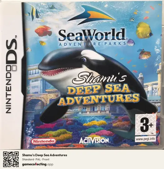 Shamu's Deep Sea Adventures Nintendo DS, PAL box front