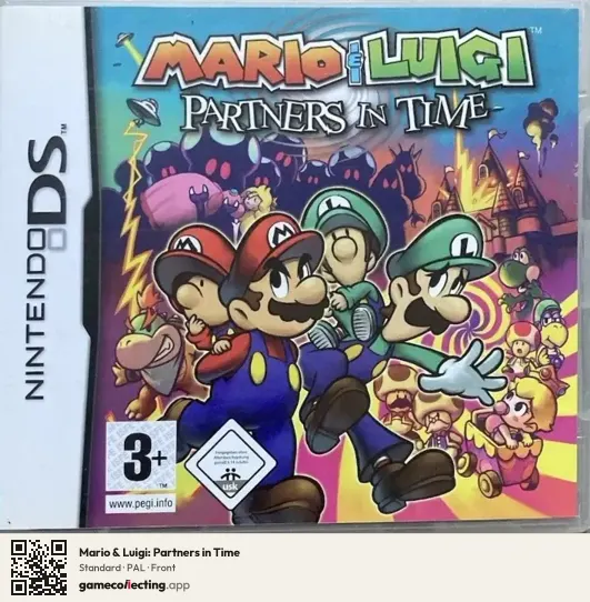 Mario & Luigi: Partners in Time Nintendo DS, PAL box front
